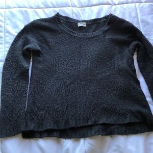 Madewell black crew neck sweater